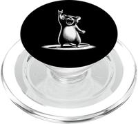 Rock N Roll Rat Heavy Hard Rock Punk Music Guitare Rock Music PopSockets PopGrip pour MagSafe