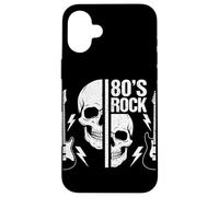 Rock N Roll Skeleto Rock Music Guitarist Fans des années 80 Coque pour iPhone 16 Plus