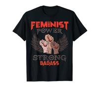 Rock n Roll Vintage Retro Girl Power Female T-Shirt