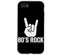 Rock N Roll Vintage Rock Band Rock Music Guitarist Punk Années 80 Coque pour iPhone SE (2020) / 7/8