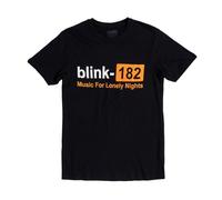 Rock Off Blink 182 Lonely Nights Black T Shirt