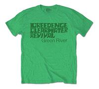 Rock Off Creedence Clearwater Revival Green River Officiel T-Shirt Hommes Unisexe (Large)