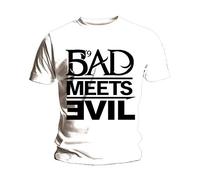 Rock Off Eminem Bad Meets Evil Officiel T-Shirt Hommes Unisexe (X-Large)