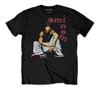 Rock Off Eminem Letters Officiel T-Shirt Hommes Unisexe (Medium)