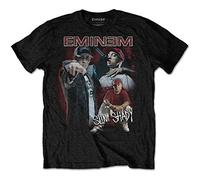Rock Off Eminem Shady Homage Officiel T-Shirt Hommes Unisexe (Medium)