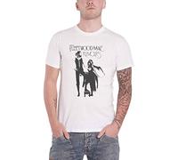 Rock Off Fleetwood Mac T Shirt Rumours Band Logo Nouveau Officiel Homme Blanc Size L