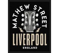Rock Off - Guitare - Patch "Mathew St" - Polyester RO10940 (taille unique) (Noir/Blanc)