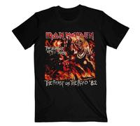 Rock Off Iron Maiden T Shirt Number of The Beast The Beast on The Road Vintage Nouveau Size XL