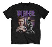 Rock Off Justin Bieber JB Homage Officiel T-Shirt Hommes Unisexe (X-Large)