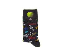 Rock Off Le logo Beatles LOVE bleu foncé mens garçons paire chaussettes d'Apple officielles