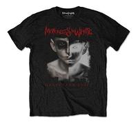 Rock Off Motionless in White Split Screen Officiel T-Shirt Hommes Unisexe (Large)