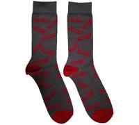 Rock Off officially licensed products Ac/Dc Logo Pattern Band Ankle Chaussettes Size One Size