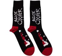Rock Off officially licensed products Alice Cooper Face Logo Ankle Chaussettes Size One Size