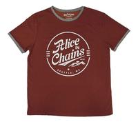 Rock Off officially licensed products Alice in Chains Circle Emblem Ringer T Shirt Size M