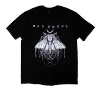 Rock Off officially licensed products Bad Omens Band Logo Moth T Shirt Size L