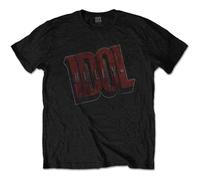 Rock Off officially licensed products Billy Idol Vintage Logo Officiel T-Shirt Hommes Unisexe (Medium)