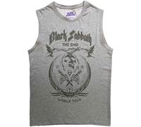Rock Off officially licensed products Black Sabbath Tank Top Muscle T Shirt The End Mushroom Cloud Officiel Unisex Size XL