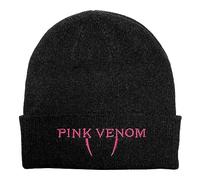 Rock Off officially licensed products Blackpink Bonnet Rose Venom Logo Nouveau Officiel Unisex Noir Size One Size
