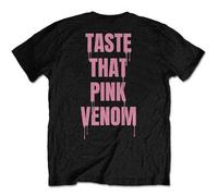 Rock Off officially licensed products Blackpink Taste That Venom Band Logo T Shirt Size M
