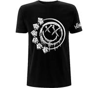 Rock Off Officially Licensed Products Blink-182 Bones Officiel T-Shirt Hommes Unisexe (X-Large)