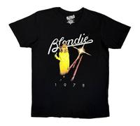 Rock Off officially licensed products Blondie Jaune Robe 1978 T Shirt Size XL