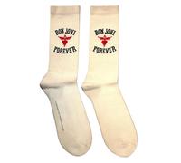 Rock Off officially licensed products Bon Jovi Forever Band Logo Terry Chaussettes Size One Size