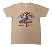 Rock Off officially licensed products Bruce Springsteen T Shirt Born in The USA 85 Nouveau Officiel Unisex Sand Size XXL