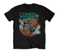 Rock Off Officially Licensed Products Coheed & Cambria Dragonfly T-Shirt Homme (Lot de 1)
