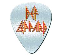 Def Leppard Pick Band Logo Pin Badge Size One Size