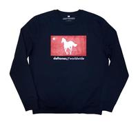 Rock Off officially licensed products Deftones Star and Pony Band Logo Sweat-Shirt Size L