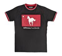 Rock Off officially licensed products Deftones Star and Pony Ringer T Shirt Size XL