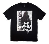 Rock Off officially licensed products Falling in Reverse 21 Chequered T Shirt Size L