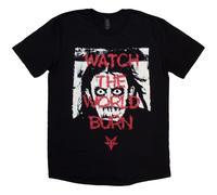 Rock Off Officially Licensed Products Falling in Reverse World Burn T Shirt, Noir, Medium