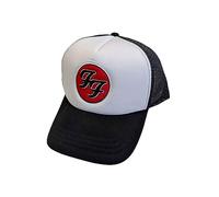 Rock Off officially licensed products Foo Fighters Casquette De Baseball FF Band Logo Nouveau Officiel Noir Trucker Size One Size