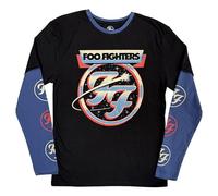 Rock Off officially licensed products Foo Fighters Comet Layered Long Sleeve T Shirt Size S