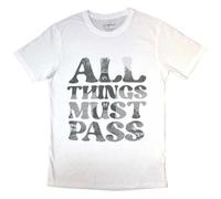Rock Off officially licensed products George Harrison All Things Must Pass Text Infill T Shirt Size S