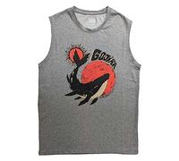 Rock Off officially licensed products Gojira Tank Top Muscle T Shirt Whale Band Logo Nouveau Officiel Unisex Gris Size M