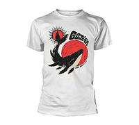 Rock Off officially licensed products Gojira Whale Sun Moon (White Organic) Officiel T-Shirt Hommes Unisexe (X-Large)