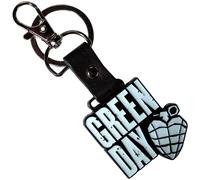 Rock Off officially licensed products Green Day Stacked Band Logo And Grenade Keychain Size One Size