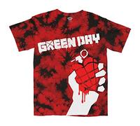 Rock Off officially licensed products Green Day T Shirt American Idiot Band Logo Nouveau Officiel Unisex Dye Wash Size XL