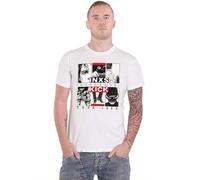 Rock Off officially licensed products INXS T Shirt Kick Tour 1988 Nouveau Officiel Homme Blanc Size XL