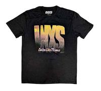 Rock Off officially licensed products INXS T Shirt Listen Like Thieves Tour Nouveau Officiel Unisex Noir Size L
