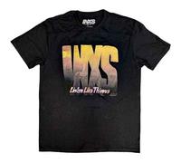 Rock Off officially licensed products INXS T Shirt Listen Like Thieves Tour Nouveau Officiel Unisex Noir Size L