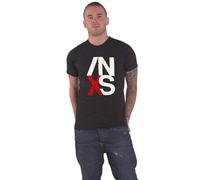 Rock Off officially licensed products INXS T Shirt Us Tour Nouveau Officiel Unisex Noir Size L