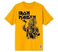 Rock Off officially licensed products Iron Maiden Est 1975 Eddie Axe Graphic T Shirt Size L
