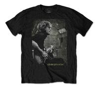 Rock Off officially licensed products John Lennon Unisex T-Shirt: Gibson (Noir) Size M