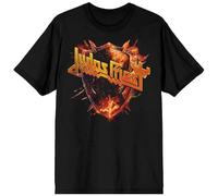 Rock Off officially licensed products Judas Priest 'United We Stand' (Noir) T-shirt unisexe, L