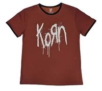Rock Off officially licensed products Korn Band Logo Ringer T Shirt Size XXL