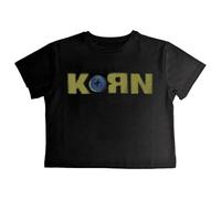 Rock Off officially licensed products Korn Doll Issues Band Logo Crop Top Size M