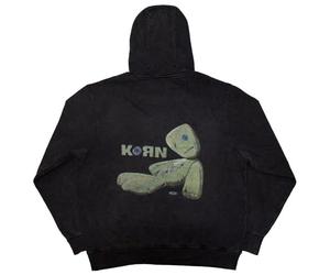 Rock Off officially licensed products Korn Doll Issues Pullover Stone Wash Sweat-Shirt À Capuche Size S